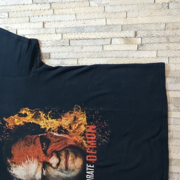 WWE Vintage Kane Corporate Demon Black Rare Authentic T-Shirt - Picture 5 of 7